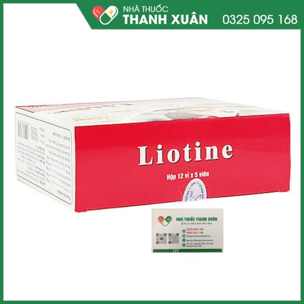 Liotine - Viên uống kích thích mọc tóc, giúp tóc bóng mượt